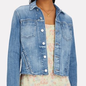 Victoria Pedretti You Love Quinn Blue Denim Jacket