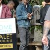 You Penn Badgley Blue Trucker Jacket