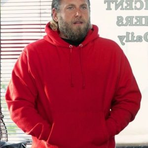 You People 2023 Jonah Hill Red Hoodie