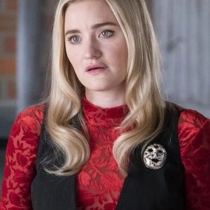 AJ Michalka Schooled Black Cotton Vest