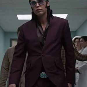 Austin Butler Elvis Maroon Blazer