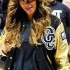 Opening Ceremony Beyonce Black and Golden Letterman Jacket