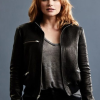 Jurassic World 3 Claire Dearing Bomber Leather Jacket