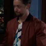 Damian Spinelli General Hospital Brown Jacket