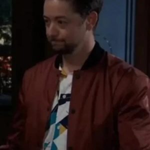 Damian Spinelli General Hospital Brown Jacket