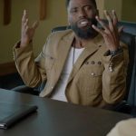 Ballers John David Washington Beige Jacket