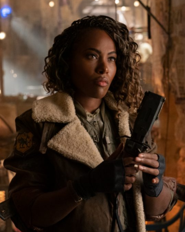 Jurassic World Dominion 2022 DeWanda Wise Fur Jacket