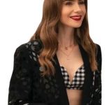 Emily In Paris S03 Emily Cooper Black Blazer Jacket