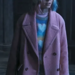 Wednesday 2022 Enid Sinclair Pink Coat