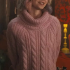 Wednesday 2022 Enid Sinclair Pink Sweater