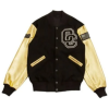 Opening Ceremony Beyonce Black and Golden Letterman Jacket