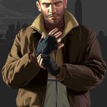 GTA IV Niko Bellic Bomber Leather Jacket