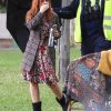 Wolf Like Me Isla Fisher Plaid Coat