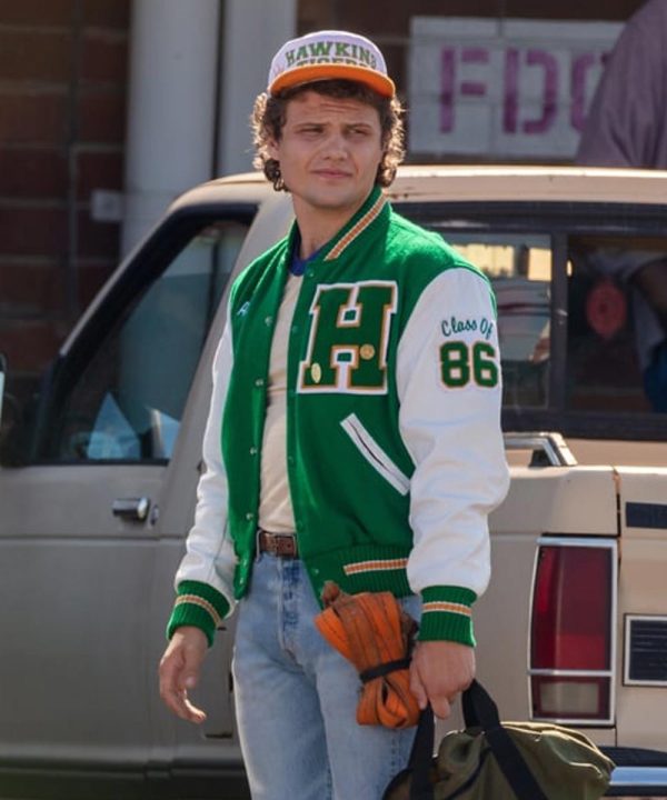 Eddie Munson Stranger Things Season 4 Letterman Jacket