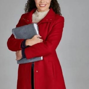 Welcome To Valentine 2023 Olivia Red Wool Coat