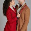 Welcome To Valentine 2023 Olivia Red Wool Coat