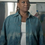 The Equalizer S03 Robyn Mccall Printed Denim Jacket