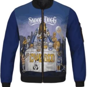 Snoop Dogg Blue Varsity Jacket