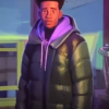 Spider-Man: Across The Spider-Verse Miles Morales Puffer Jacket