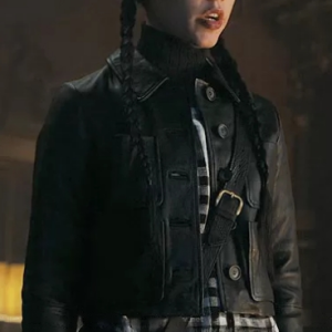 Wednesday 2022 Wednesday Addams Leather Jacket